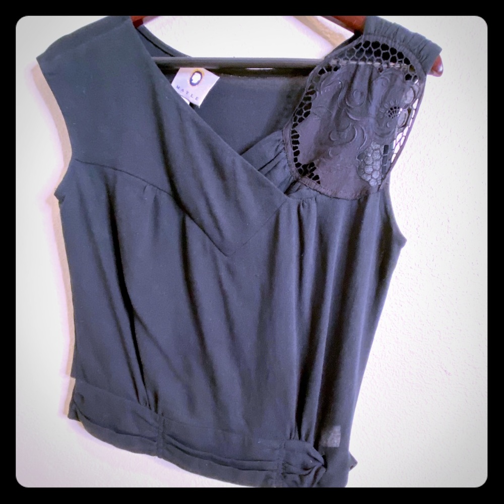 MAYLE Original Black Blouse Size 6